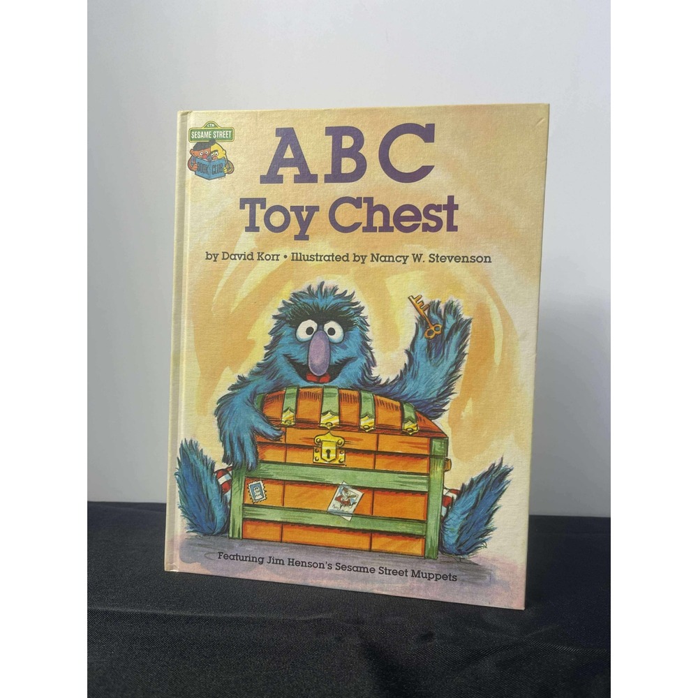 Sesame Street ABC Toy Chest Book by David Korr‎ Jim Henson Vintage